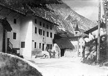Častniška "bolnišnica" v Trnovem ob Soči