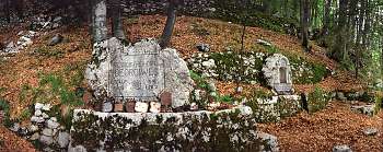 Spominski vojni obele�ji na planini Zagreben