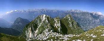 Mali Lipnik in Hudi vrh z Velikega Lipnika 